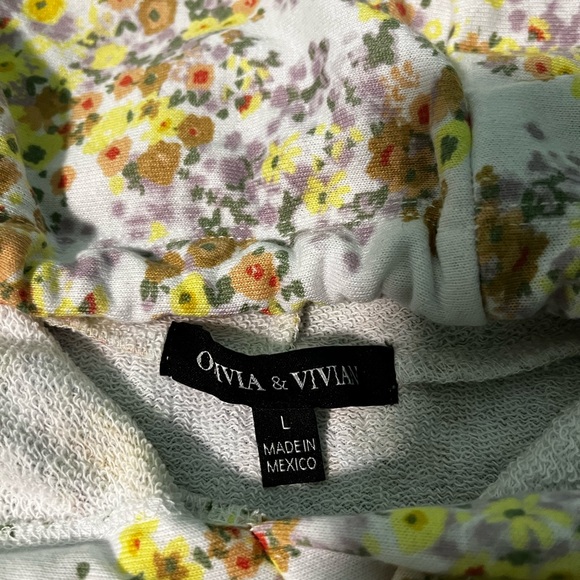 Hoodie and Sweatpants Joggers Cropped Multicolor - Picture 9 of 11